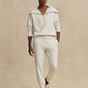 Varley the slim cuff pant 25 - Ivory Marl